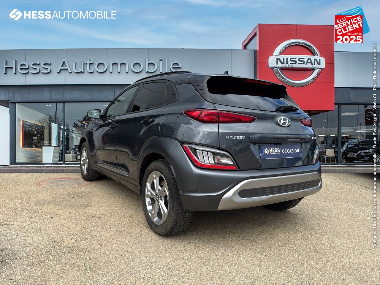 Véhicule d'occasion HYUNDAI KONA 1.6 CRDI 136CH HYBRID 48V CREATIVE GPS CAMERA chez Hyundai Chalons