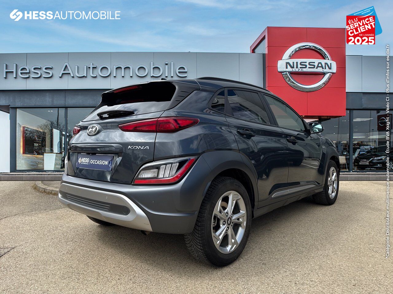 Véhicule d'occasion HYUNDAI KONA 1.6 CRDI 136CH HYBRID 48V CREATIVE GPS CAMERA chez Hyundai Chalons