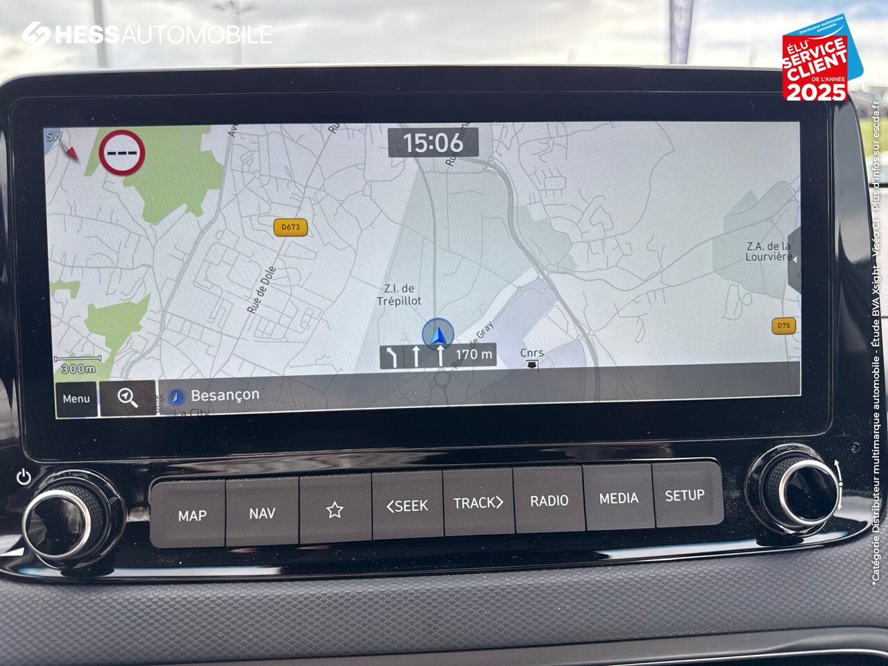 Véhicule d'occasion HYUNDAI KONA 1.6 CRDI 136CH HYBRID 48V CREATIVE GPS CAMERA chez Hyundai Chalons