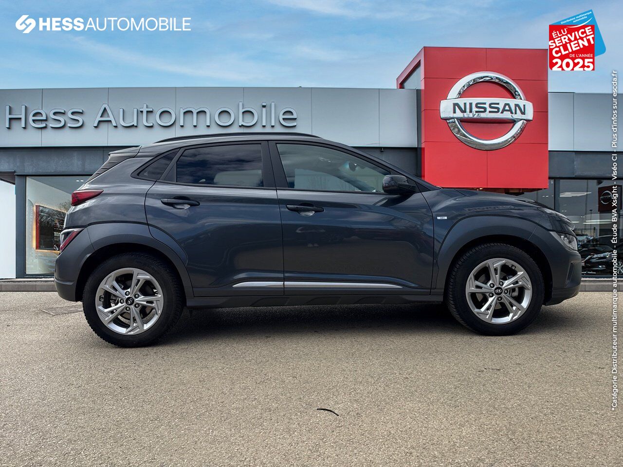 Véhicule d'occasion HYUNDAI KONA 1.6 CRDI 136CH HYBRID 48V CREATIVE GPS CAMERA chez Hyundai Chalons