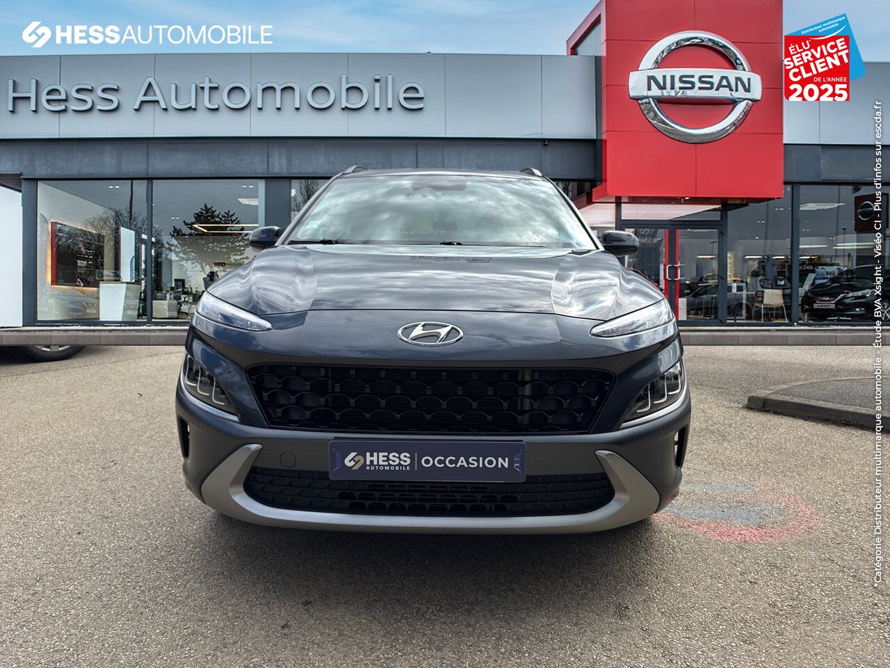 Véhicule d'occasion HYUNDAI KONA 1.6 CRDI 136CH HYBRID 48V CREATIVE GPS CAMERA chez Hyundai Chalons