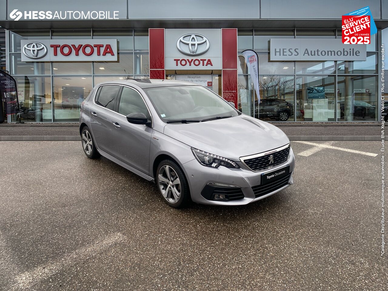 Véhicule d'occasion PEUGEOT 308 1.2 PURETECH 130CH E6.3 SS GT LINE chez Renault Saint-Louis