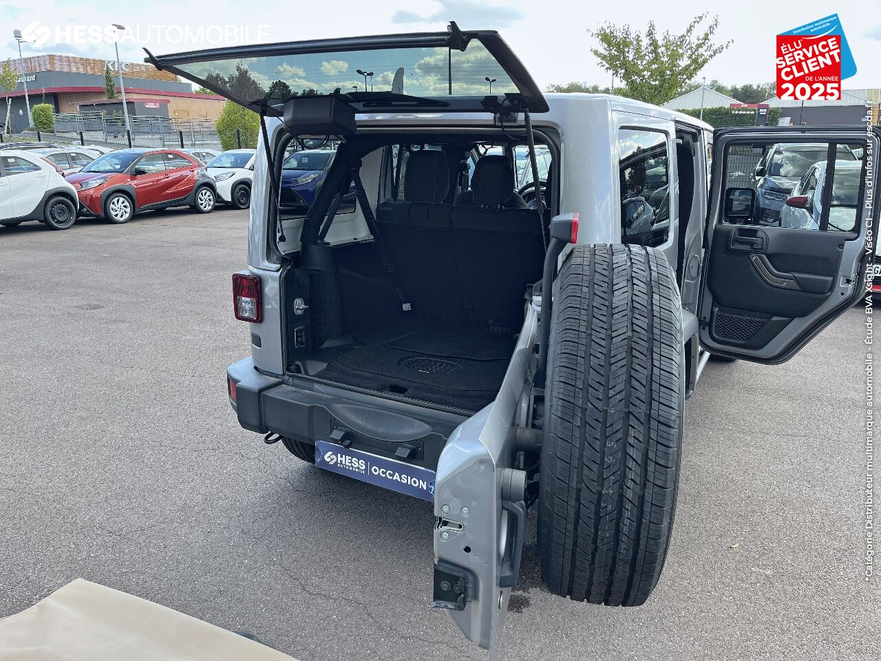 Véhicule d'occasion JEEP WRANGLER UNLIMITED 2.8 CRD 200CH GOLDEN EAGLE BVA GPS CAMERA chez Fiat Besançon