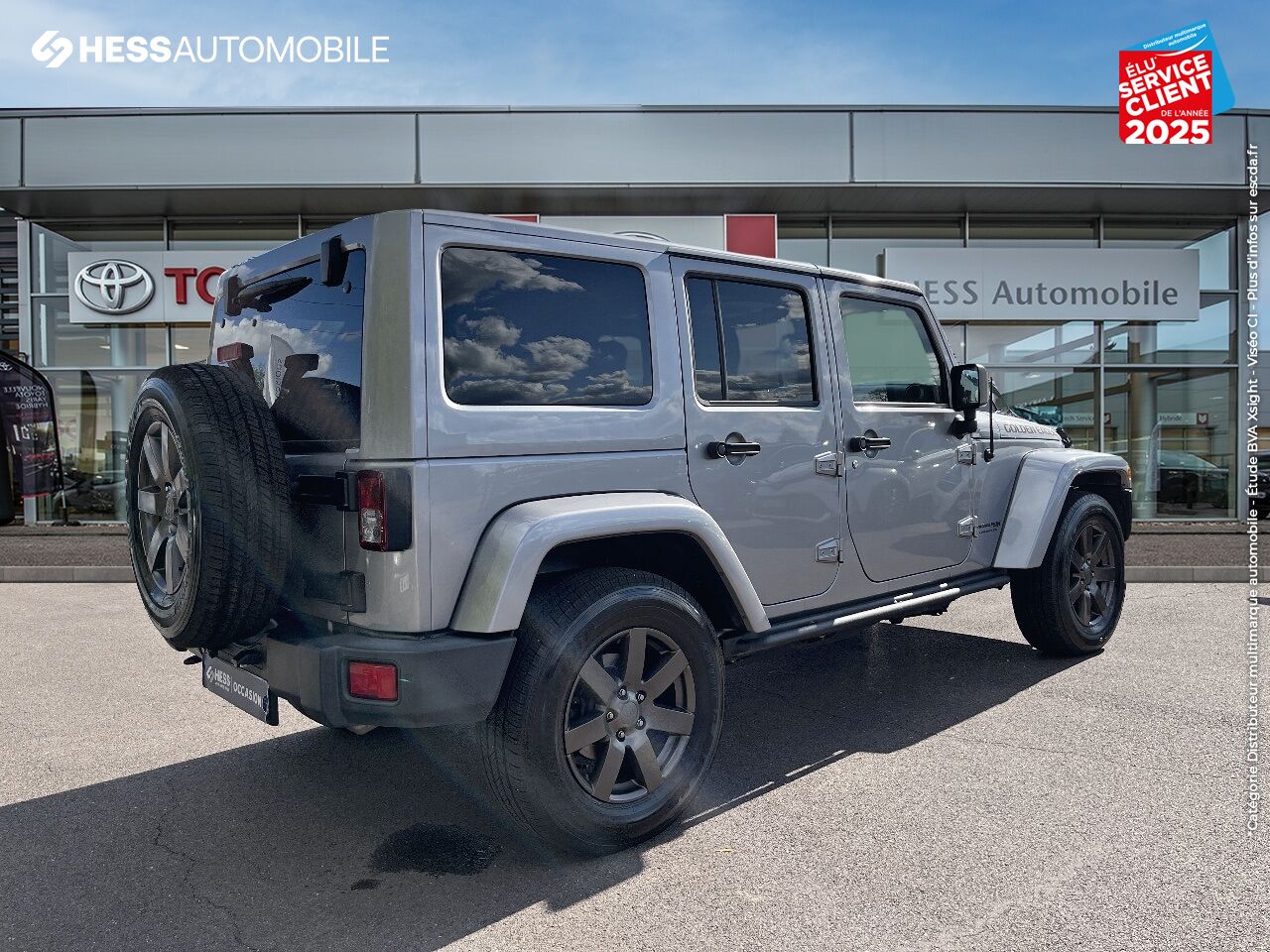 Véhicule d'occasion JEEP WRANGLER UNLIMITED 2.8 CRD 200CH GOLDEN EAGLE BVA GPS CAMERA chez Fiat Besançon