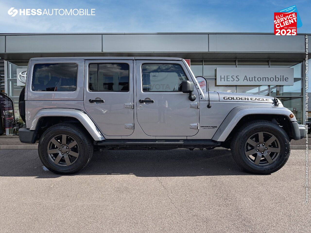 Véhicule d'occasion JEEP WRANGLER UNLIMITED 2.8 CRD 200CH GOLDEN EAGLE BVA GPS CAMERA chez Fiat Besançon