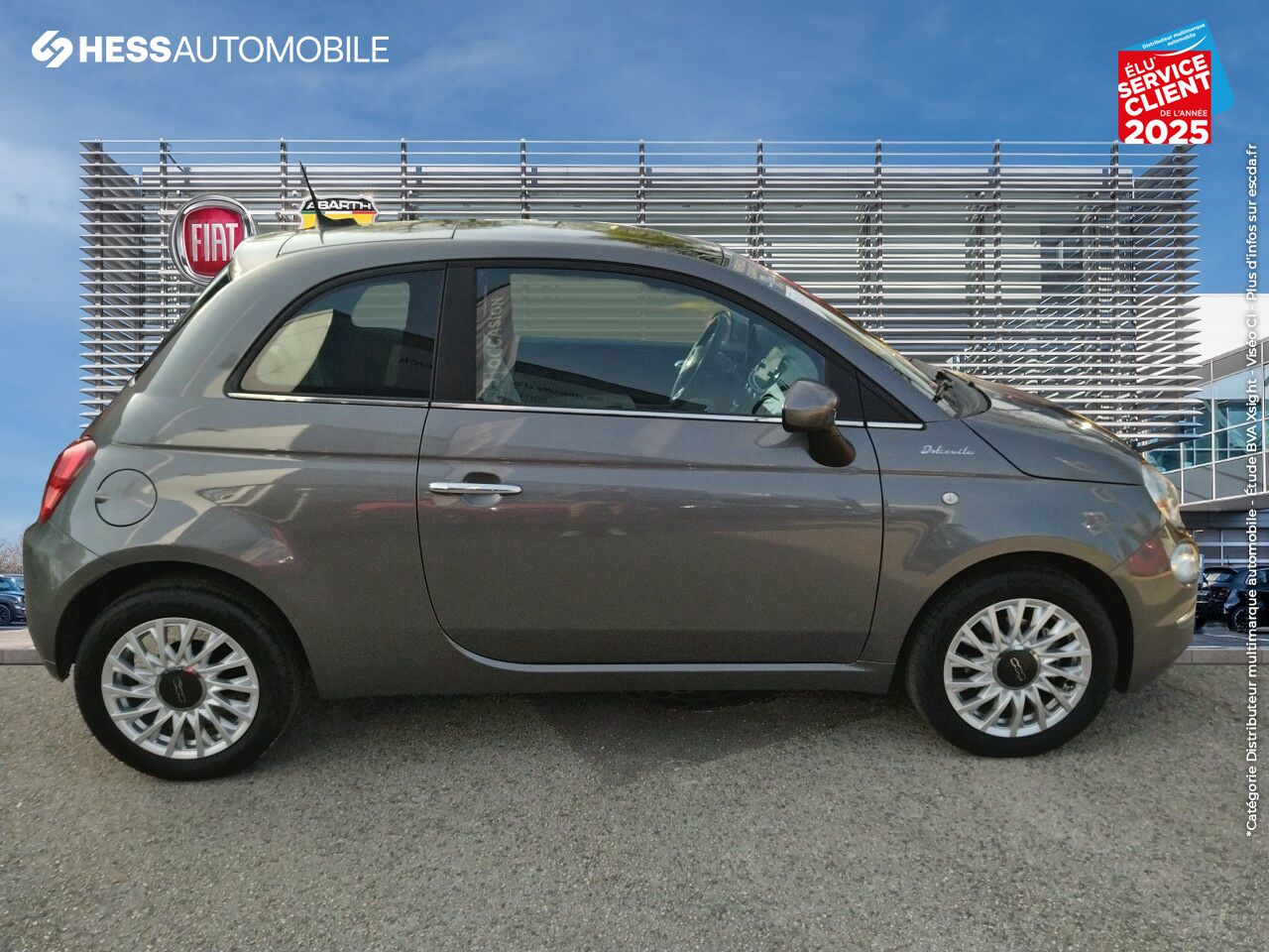 Véhicule d'occasion FIAT 500 1.0 70CH BSG S/S DOLCEVITA TPANO chez Fiat Dijon