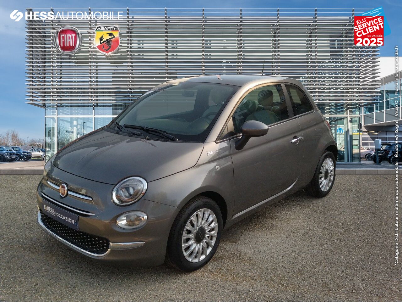 Véhicule d'occasion FIAT 500 1.0 70CH BSG S/S DOLCEVITA TPANO chez Fiat Dijon