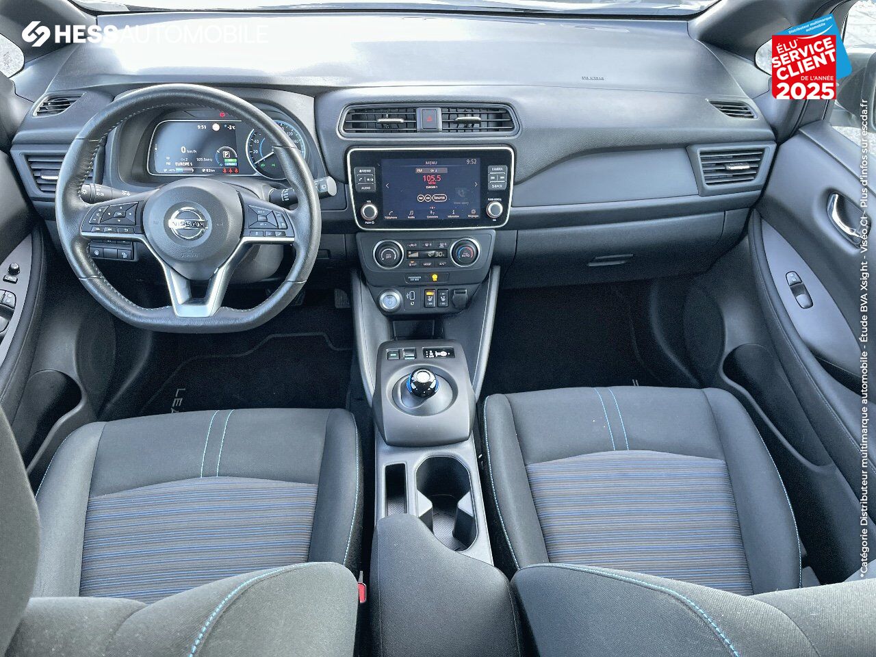 Véhicule d'occasion NISSAN LEAF 150CH 40KWH ACENTA 21.5 CAMERA chez Nissan Nancy