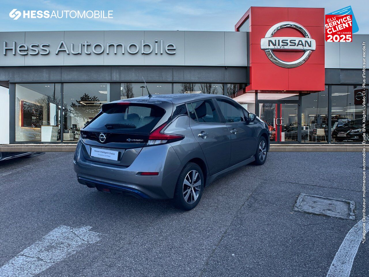 Véhicule d'occasion NISSAN LEAF 150CH 40KWH ACENTA 21.5 CAMERA chez Nissan Nancy