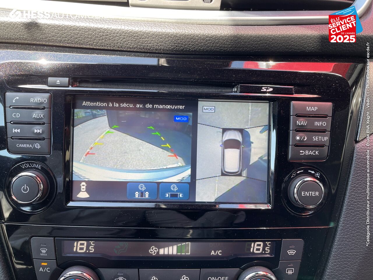 Véhicule d'occasion NISSAN QASHQAI 1.5 DCI 115CH TEKNA+ EURO6D-T TPANO CUIR SIEGE CHAUF GPS CAM360 chez Nissan Metz