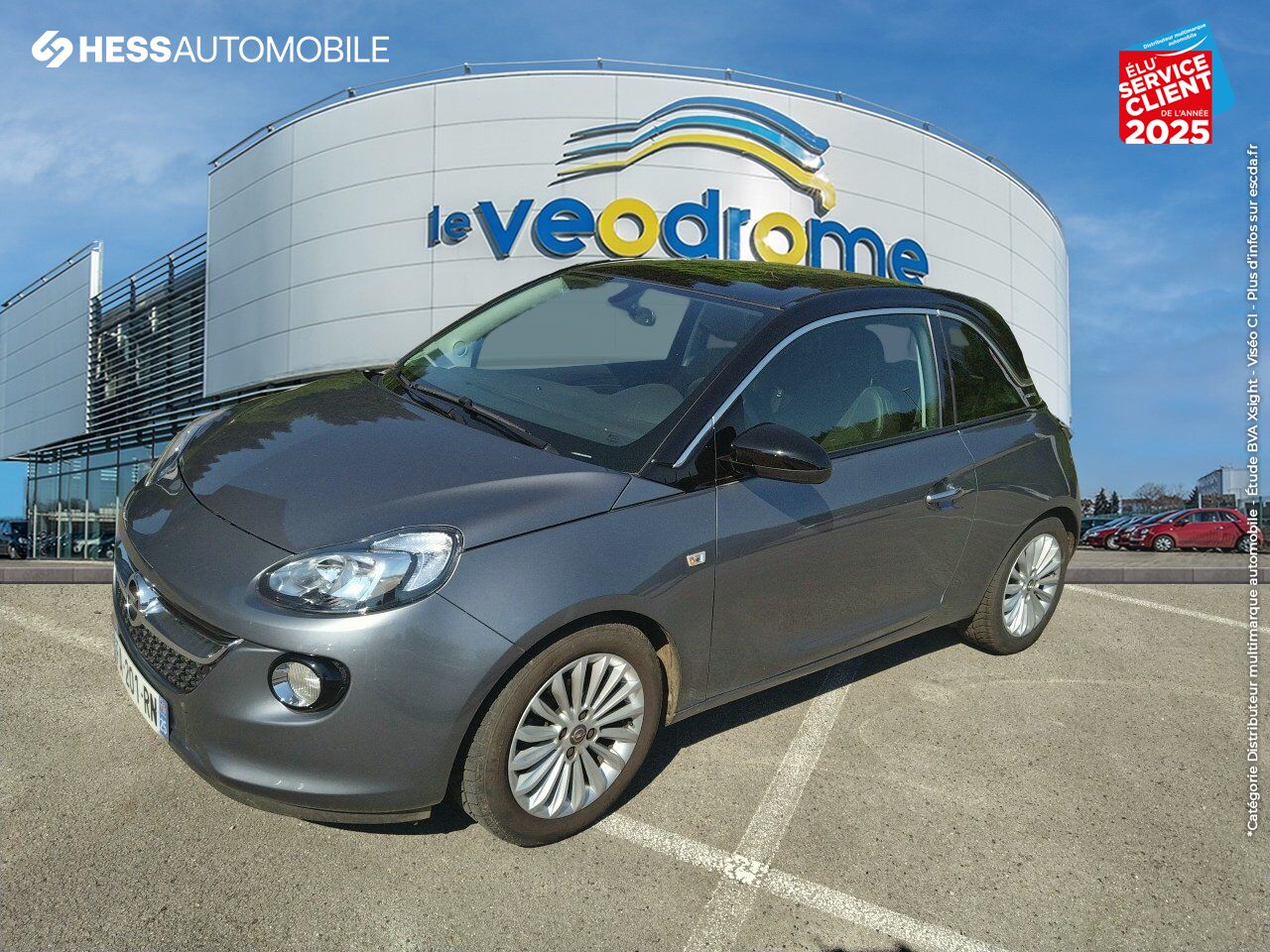 Véhicule d'occasion OPEL ADAM ROCKS 1.4 TWINPORT 87CH START/STOP TPANO CARPLAY ATTELAGE chez Hyundai Chalons
