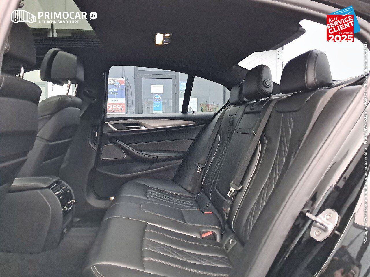 Véhicule d'occasion BMW SERIE 5 M550DA XDRIVE 400CH STEPTRONIC TOUVRANT SIEGES CHAUF/VENTIL/CUIR GPS CAMERA chez Primocar