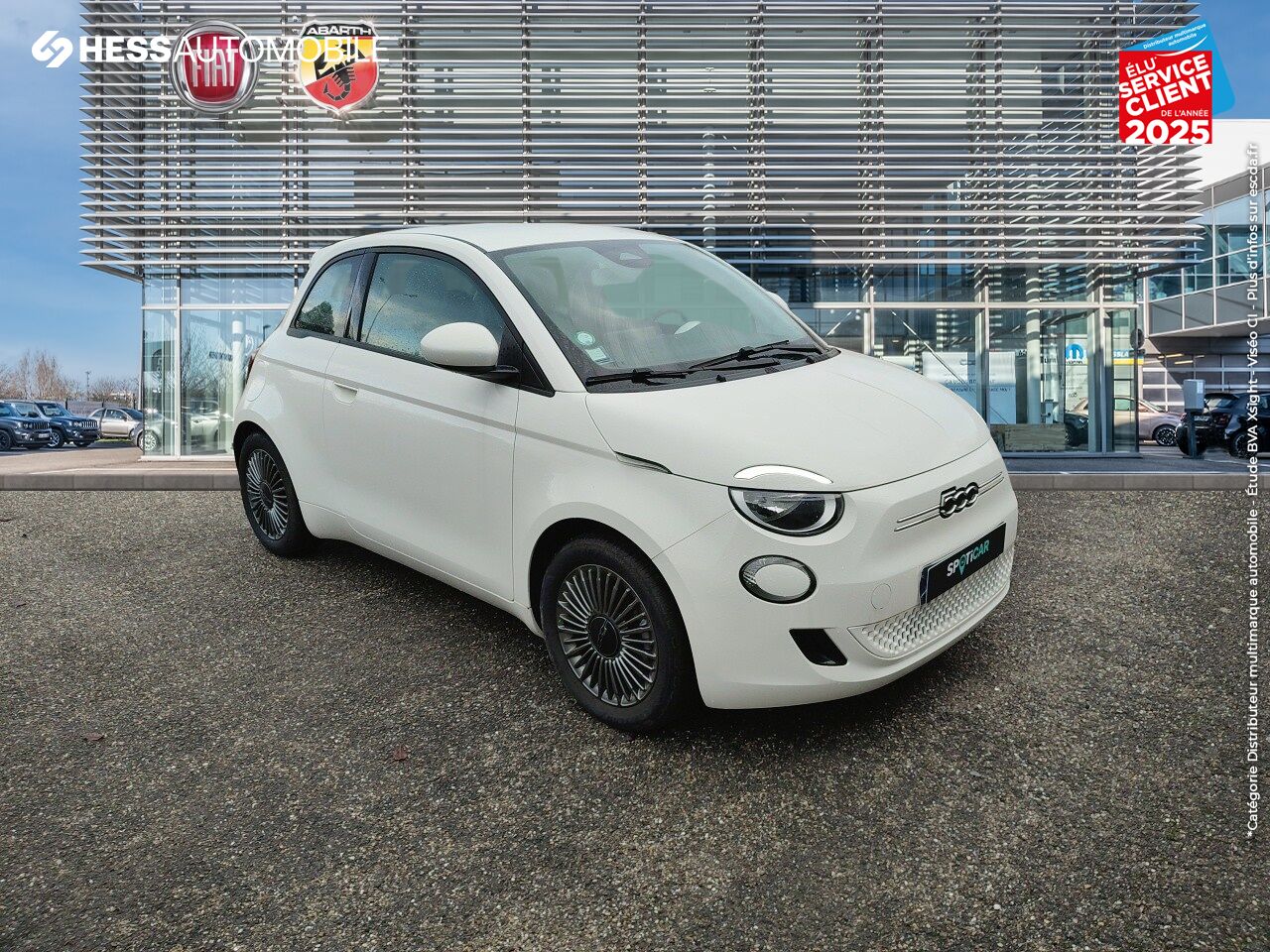 Véhicule d'occasion FIAT 500 E 118CH ICONE GPS chez Renault Colmar