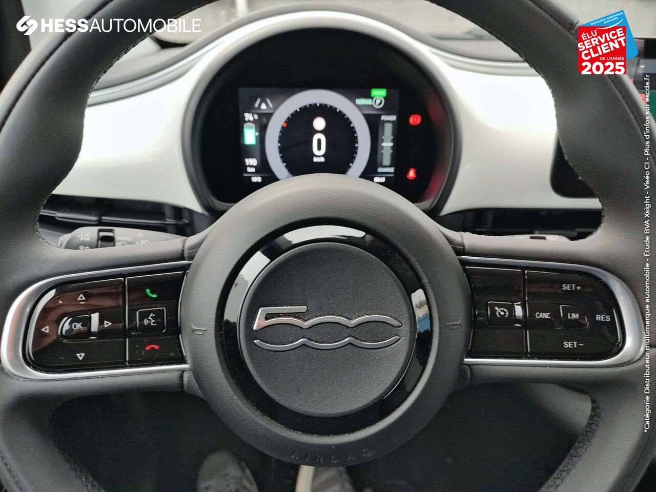 Véhicule d'occasion FIAT 500 E 118CH ICONE GPS chez Renault Colmar