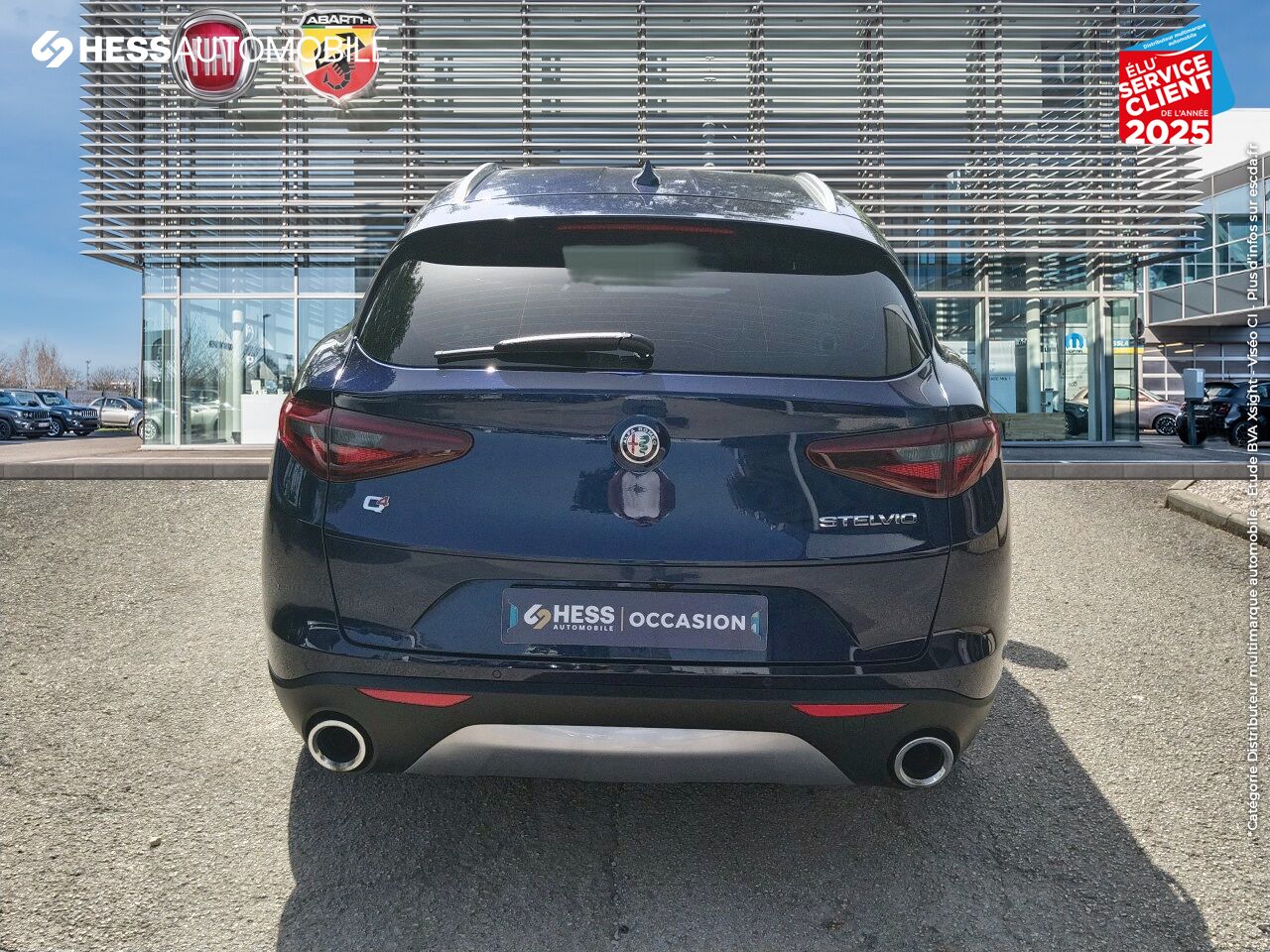 Véhicule d'occasion ALFA ROMEO STELVIO 2.2 DIESEL 180CH LUSSO Q4 AT8 SIEGE CHAUF GPS CAMERA chez Fiat Dijon