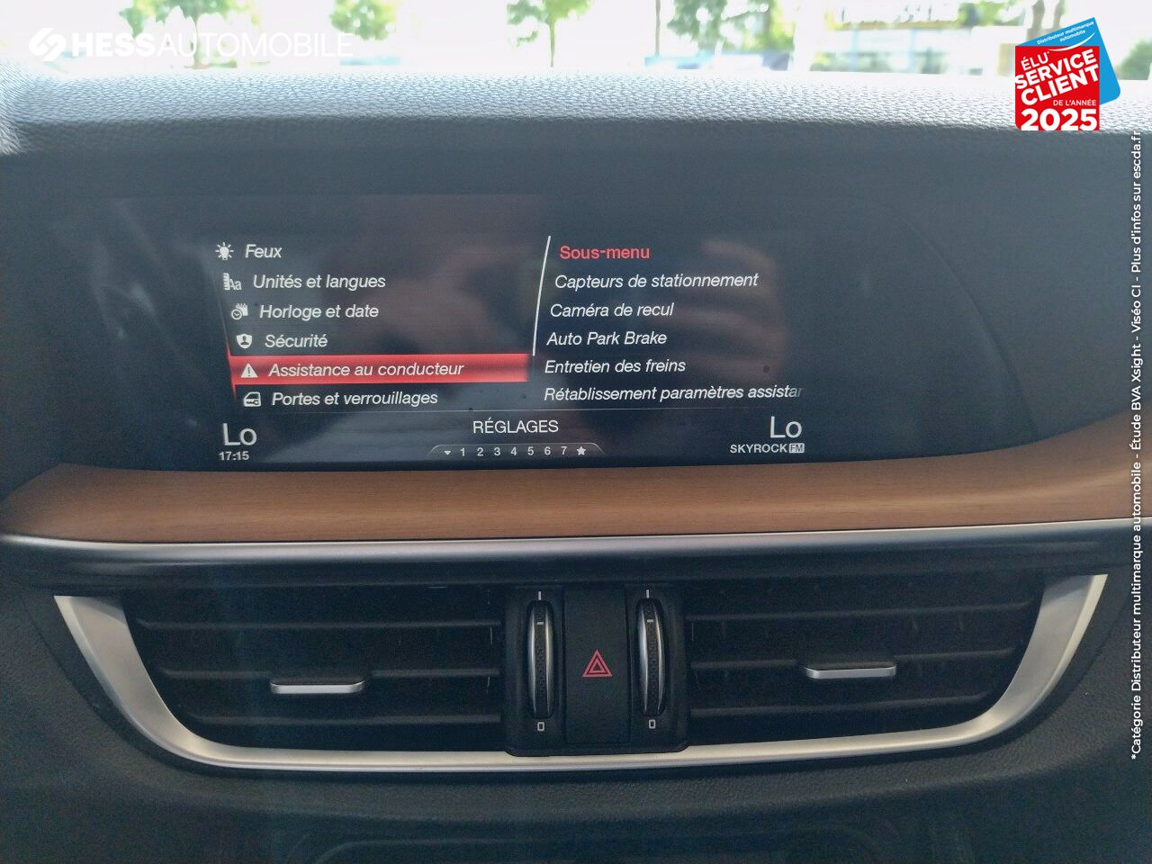 Véhicule d'occasion ALFA ROMEO STELVIO 2.2 DIESEL 180CH LUSSO Q4 AT8 SIEGE CHAUF GPS CAMERA chez Fiat Dijon