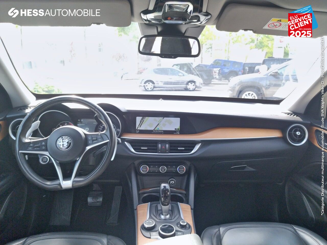 Véhicule d'occasion ALFA ROMEO STELVIO 2.2 DIESEL 180CH LUSSO Q4 AT8 SIEGE CHAUF GPS CAMERA chez Fiat Dijon