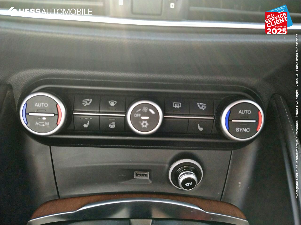 Véhicule d'occasion ALFA ROMEO STELVIO 2.2 DIESEL 180CH LUSSO Q4 AT8 SIEGE CHAUF GPS CAMERA chez Fiat Dijon