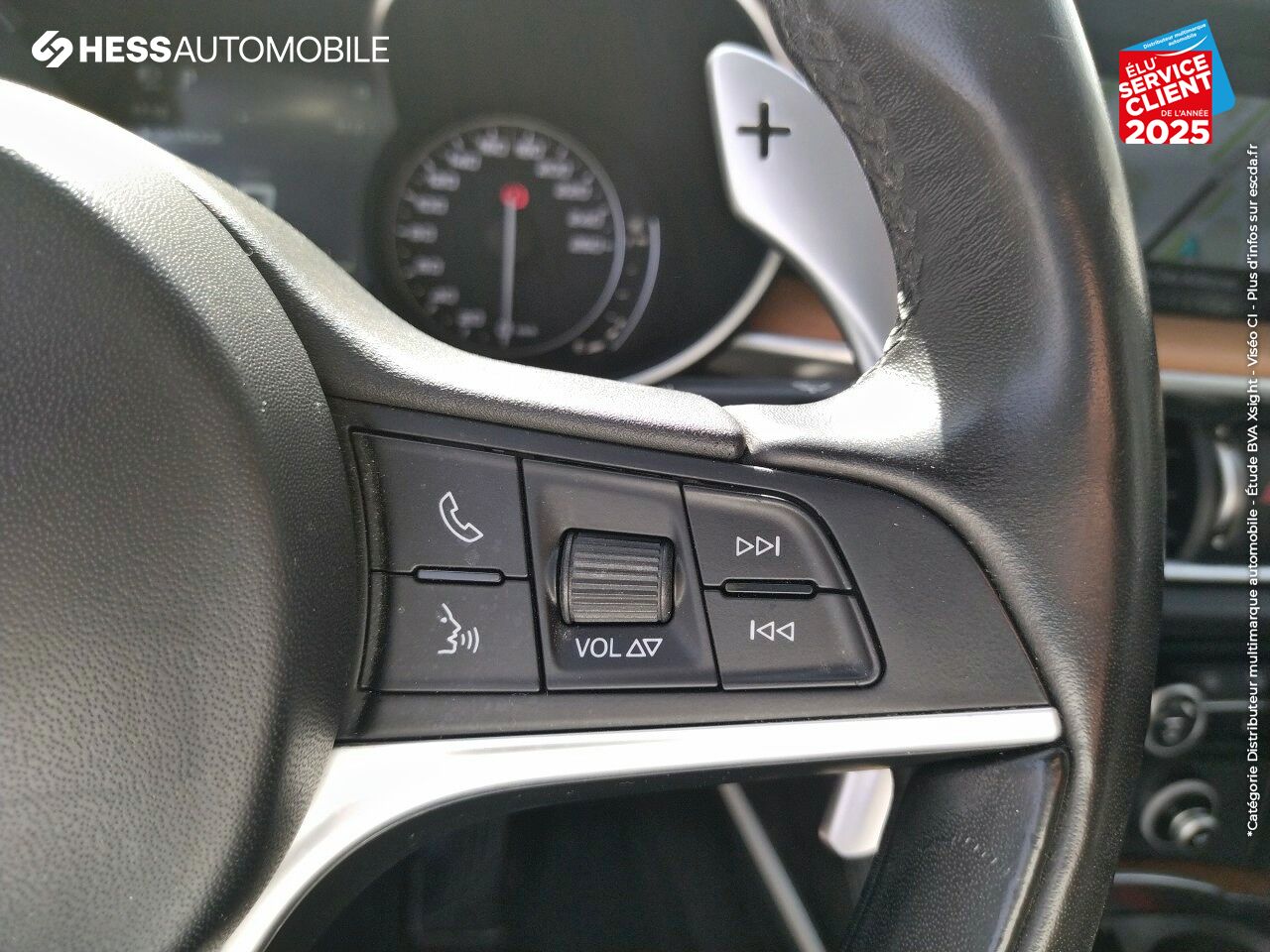 Véhicule d'occasion ALFA ROMEO STELVIO 2.2 DIESEL 180CH LUSSO Q4 AT8 SIEGE CHAUF GPS CAMERA chez Fiat Dijon