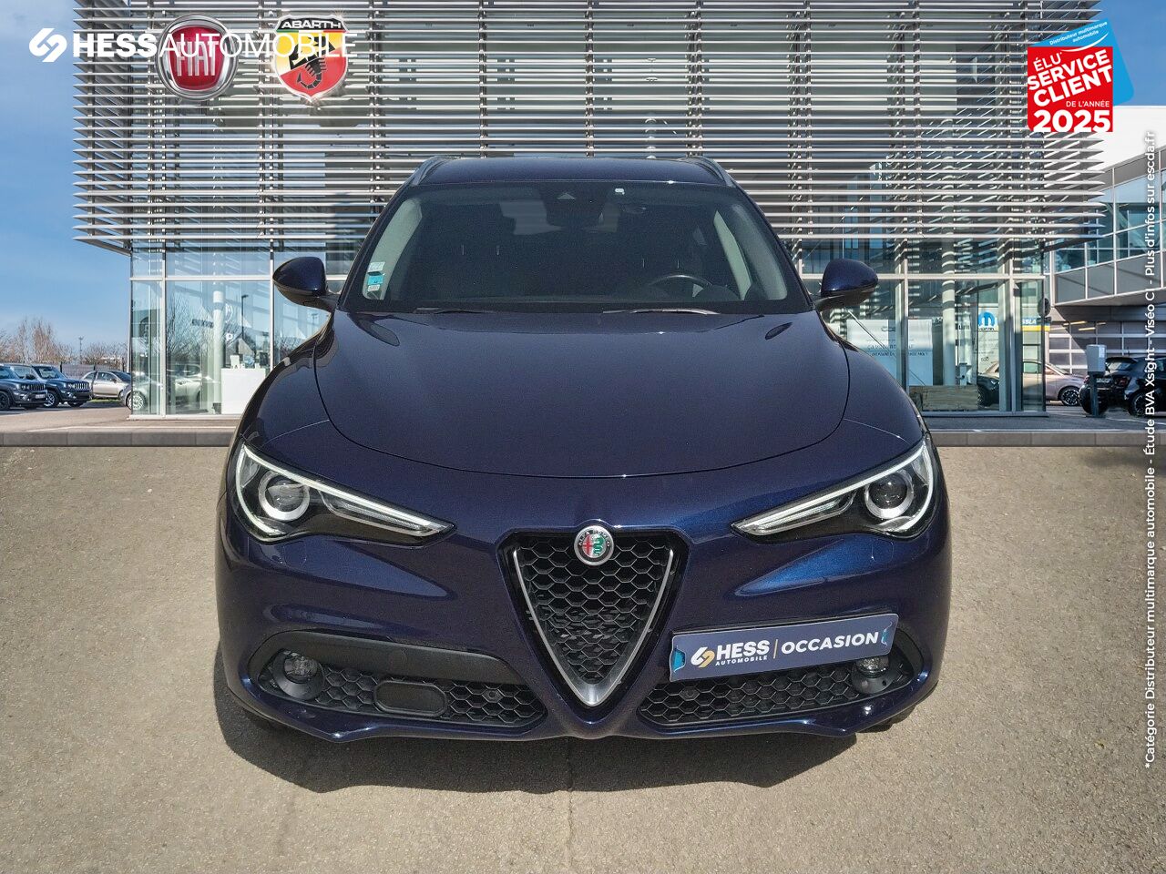 Véhicule d'occasion ALFA ROMEO STELVIO 2.2 DIESEL 180CH LUSSO Q4 AT8 SIEGE CHAUF GPS CAMERA chez Fiat Dijon