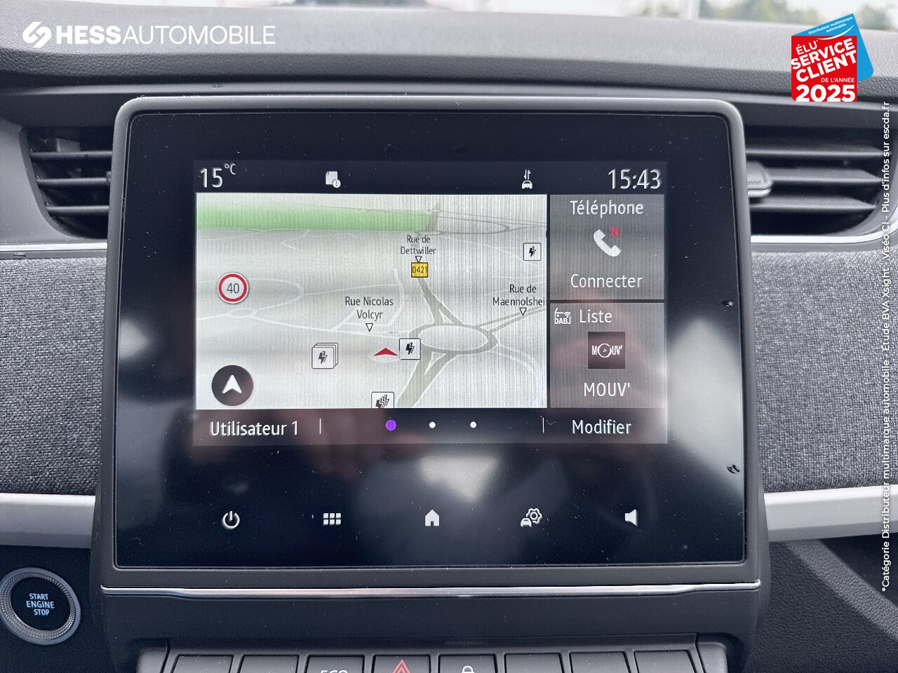 Véhicule d'occasion RENAULT ZOE E-TECH LIMITED CHARGE NORMALE R110 ACHAT INTEGRAL chez Renault Strasbourg