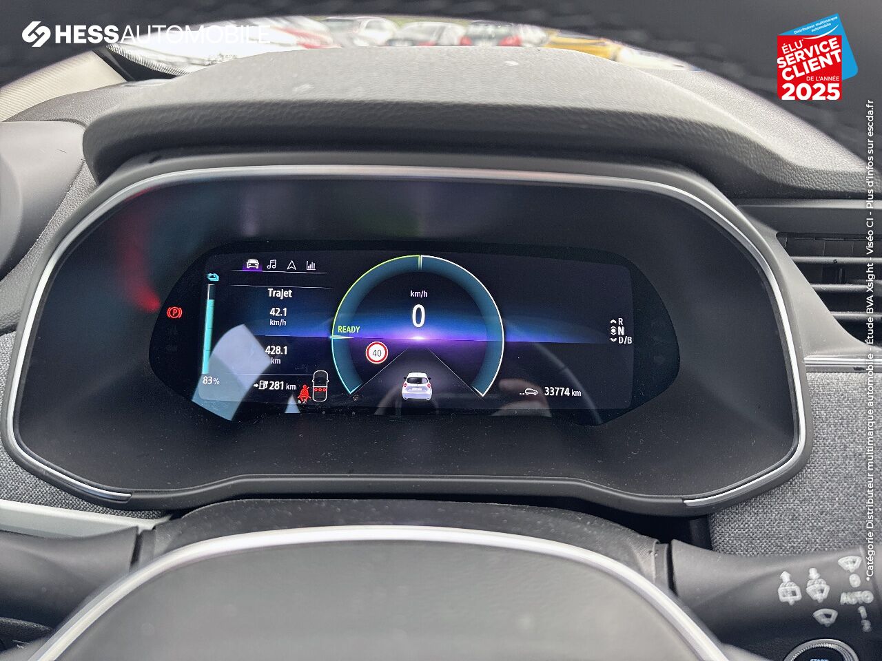 Véhicule d'occasion RENAULT ZOE E-TECH LIMITED CHARGE NORMALE R110 ACHAT INTEGRAL chez Renault Strasbourg