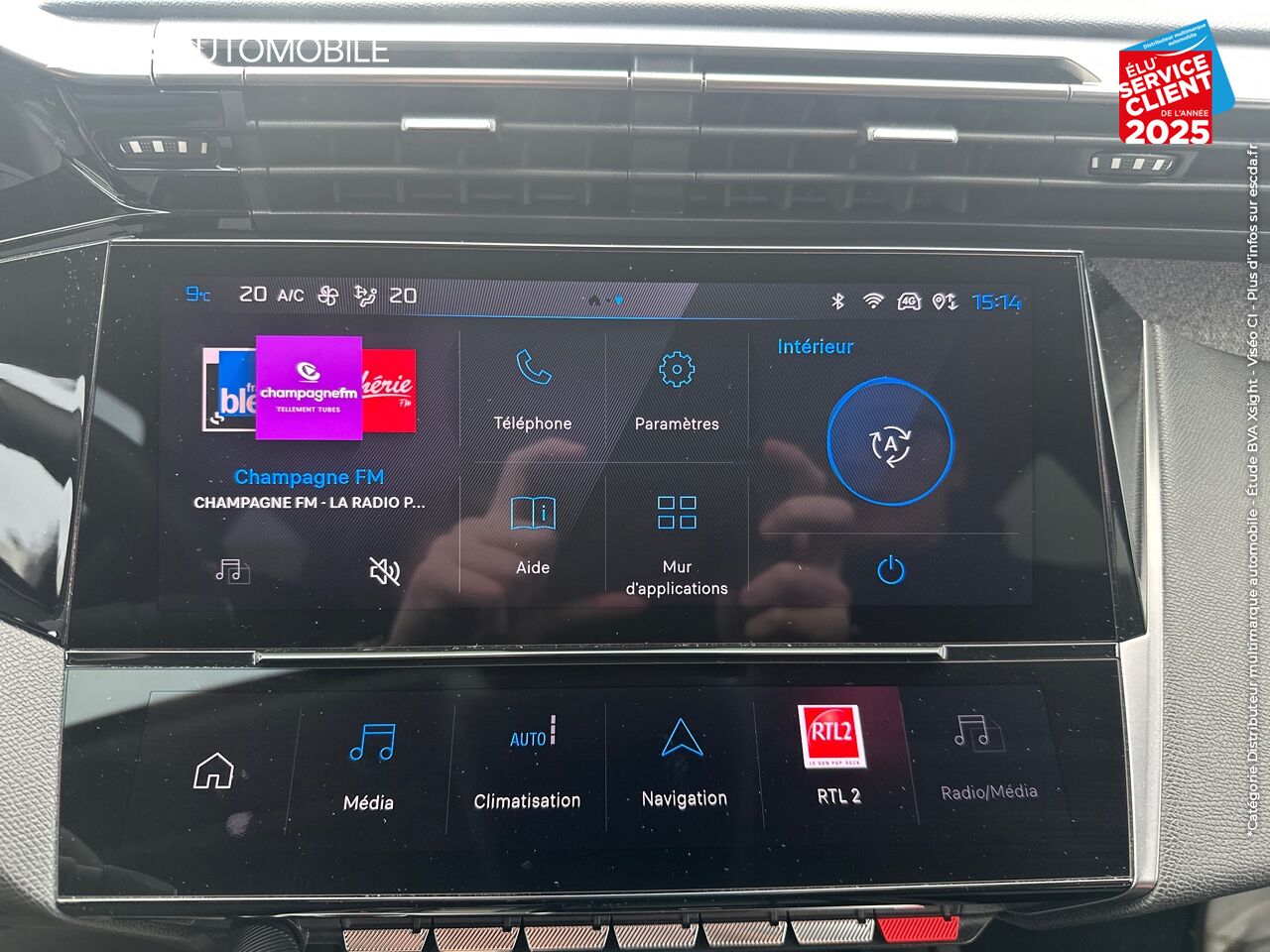 Véhicule d'occasion PEUGEOT 308 PHEV 180CH ALLURE E-EAT8 chez Renault Saint-Louis