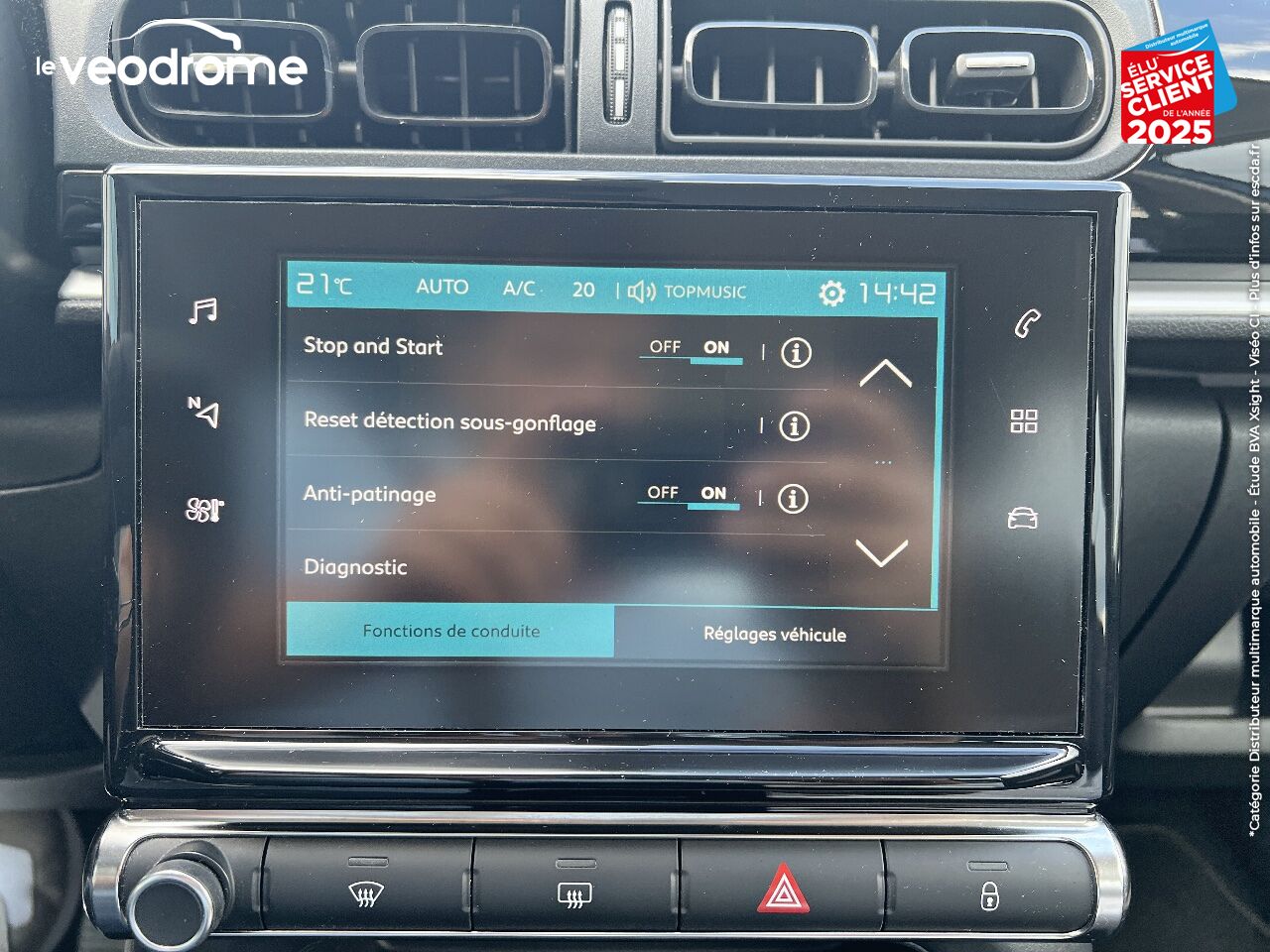 Véhicule d'occasion CITROEN C3 BLUEHDI 100CH FEEL SS chez Le Veodrome