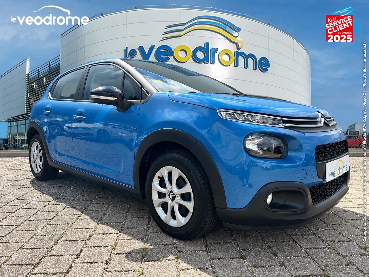 Véhicule d'occasion CITROEN C3 BLUEHDI 100CH FEEL SS chez Le Veodrome