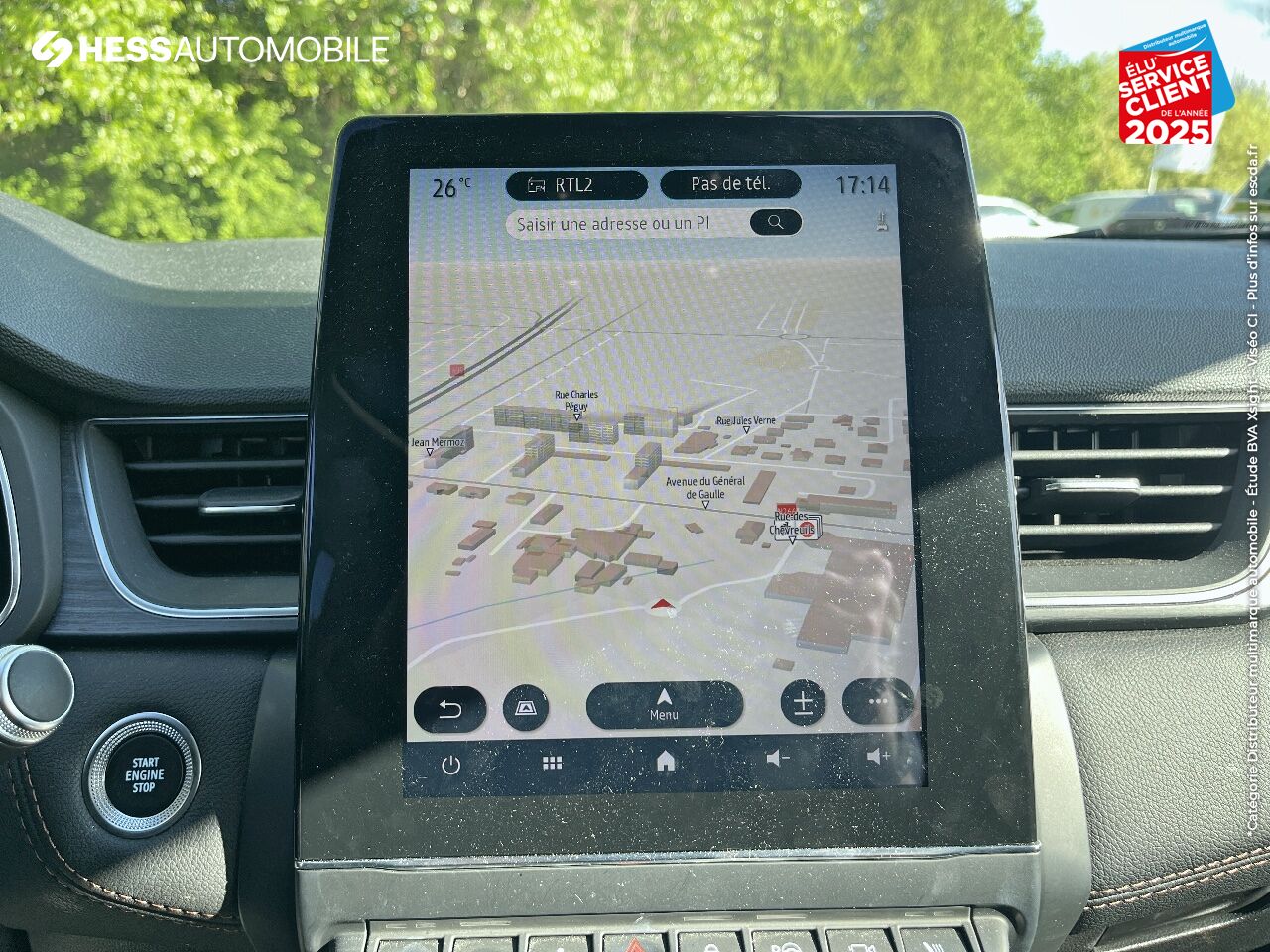 Véhicule d'occasion RENAULT CAPTUR 1.6 E-TECH PLUG-IN 160CH INITIALE PARIS TPANO SIEGES CHAUF/CUIR GPS CAMERA chez Renault Saint-Louis