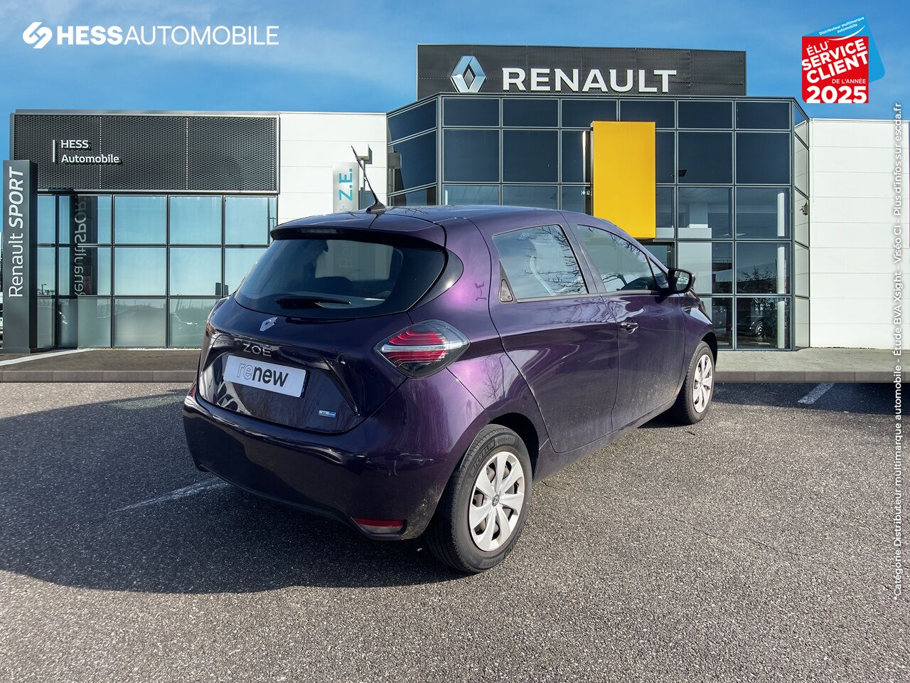 Véhicule d'occasion RENAULT ZOE E-TECH EQUILIBRE CHARGE NORMALE R110 ACHAT INTEGRAL - 22 chez Renault Colmar