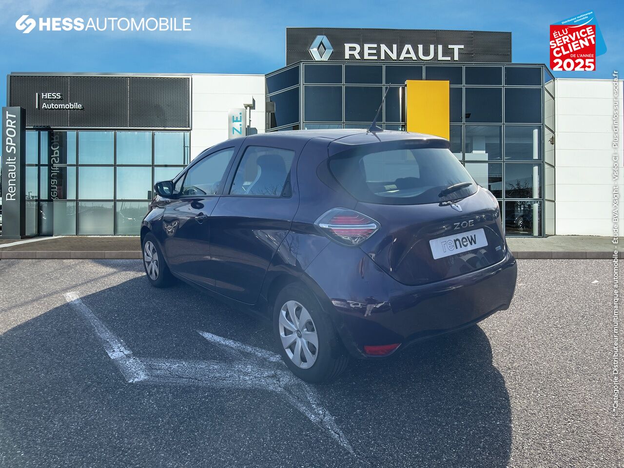 Véhicule d'occasion RENAULT ZOE E-TECH EQUILIBRE CHARGE NORMALE R110 ACHAT INTEGRAL - 22 chez Renault Colmar