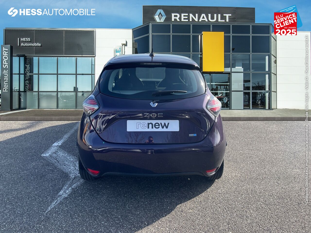 Véhicule d'occasion RENAULT ZOE E-TECH EQUILIBRE CHARGE NORMALE R110 ACHAT INTEGRAL - 22 chez Renault Colmar
