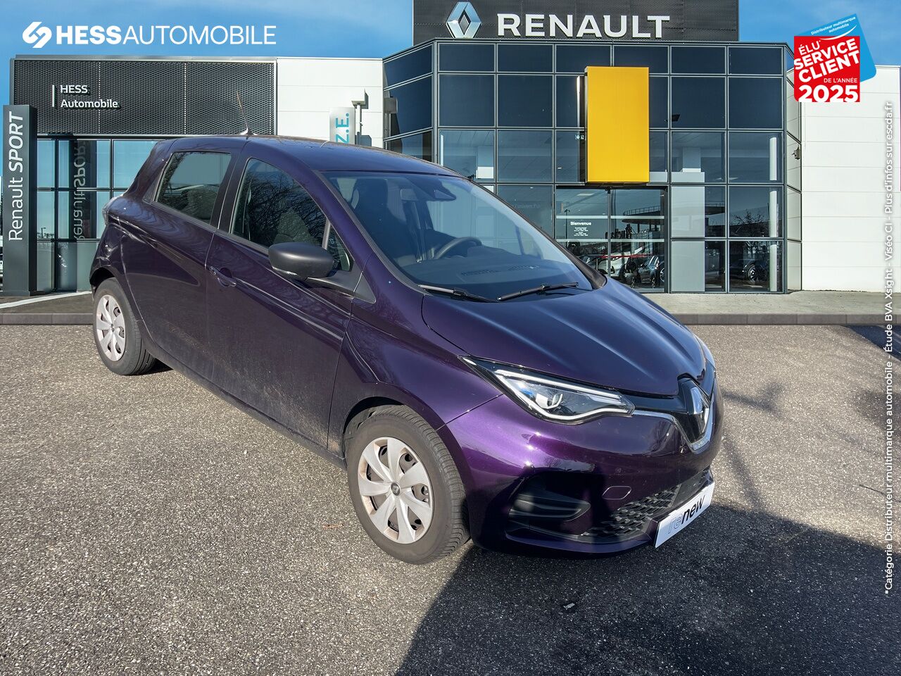 Véhicule d'occasion RENAULT ZOE E-TECH EQUILIBRE CHARGE NORMALE R110 ACHAT INTEGRAL - 22 chez Renault Colmar