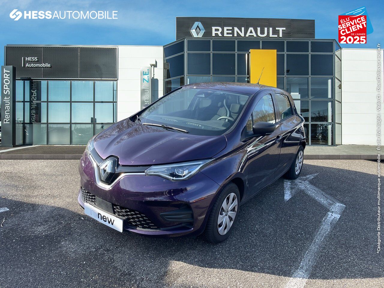 Véhicule d'occasion RENAULT ZOE E-TECH EQUILIBRE CHARGE NORMALE R110 ACHAT INTEGRAL - 22 chez Renault Colmar