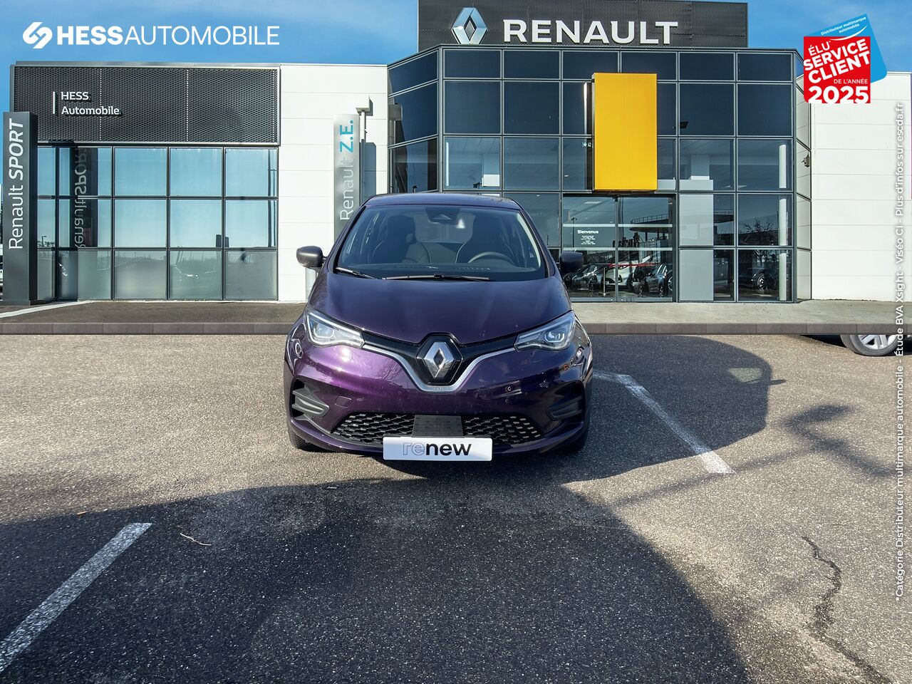 Véhicule d'occasion RENAULT ZOE E-TECH EQUILIBRE CHARGE NORMALE R110 ACHAT INTEGRAL - 22 chez Renault Colmar