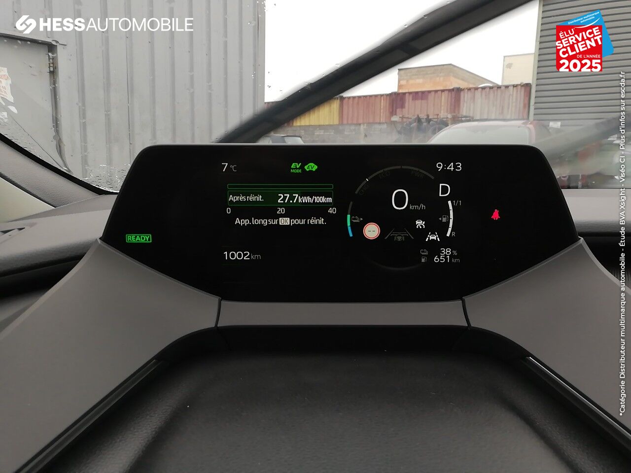 Véhicule d'occasion TOYOTA PRIUS RECHARGEABLE 2.0 HYBRIDE RECHARGEABLE 223CH DESIGN chez Toyota Thionville