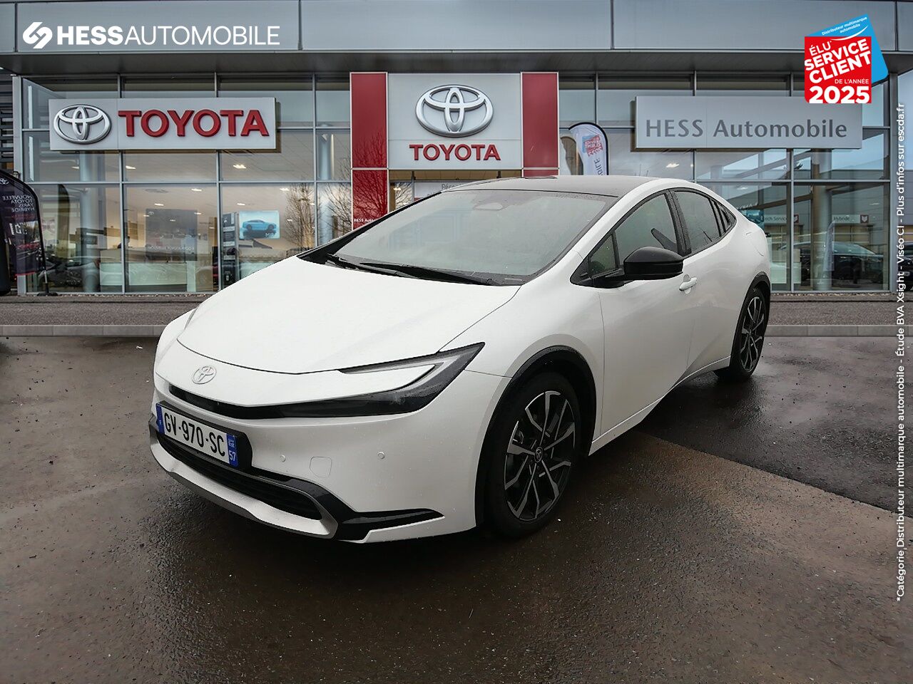Véhicule d'occasion TOYOTA PRIUS RECHARGEABLE 2.0 HYBRIDE RECHARGEABLE 223CH DESIGN chez Toyota Thionville