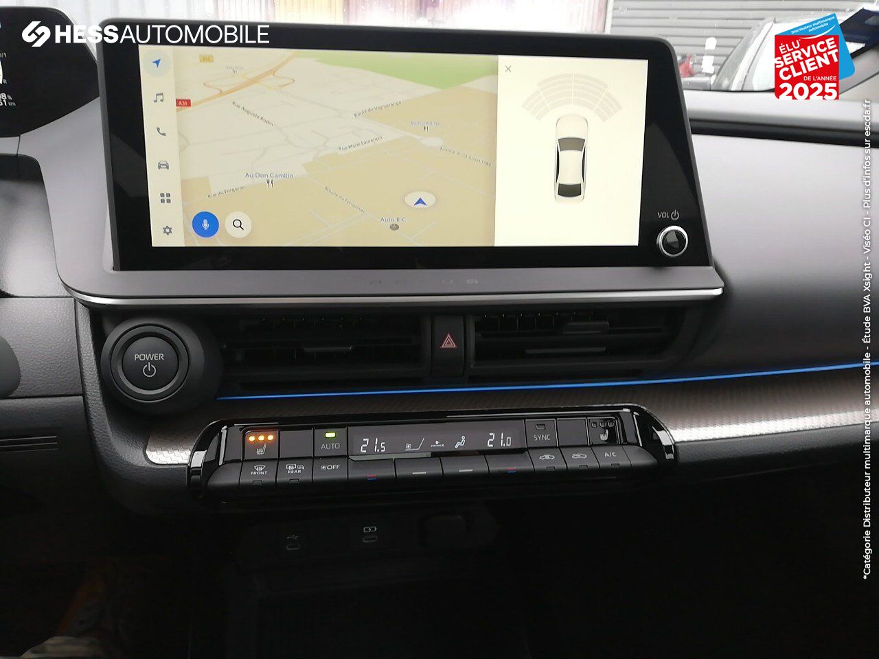 Véhicule d'occasion TOYOTA PRIUS RECHARGEABLE 2.0 HYBRIDE RECHARGEABLE 223CH DESIGN chez Toyota Thionville