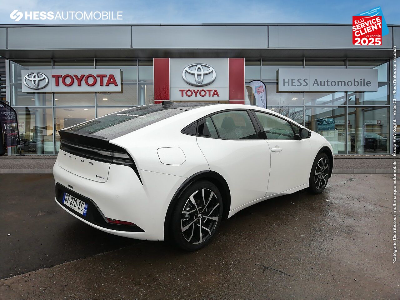 Véhicule d'occasion TOYOTA PRIUS RECHARGEABLE 2.0 HYBRIDE RECHARGEABLE 223CH DESIGN chez Toyota Thionville
