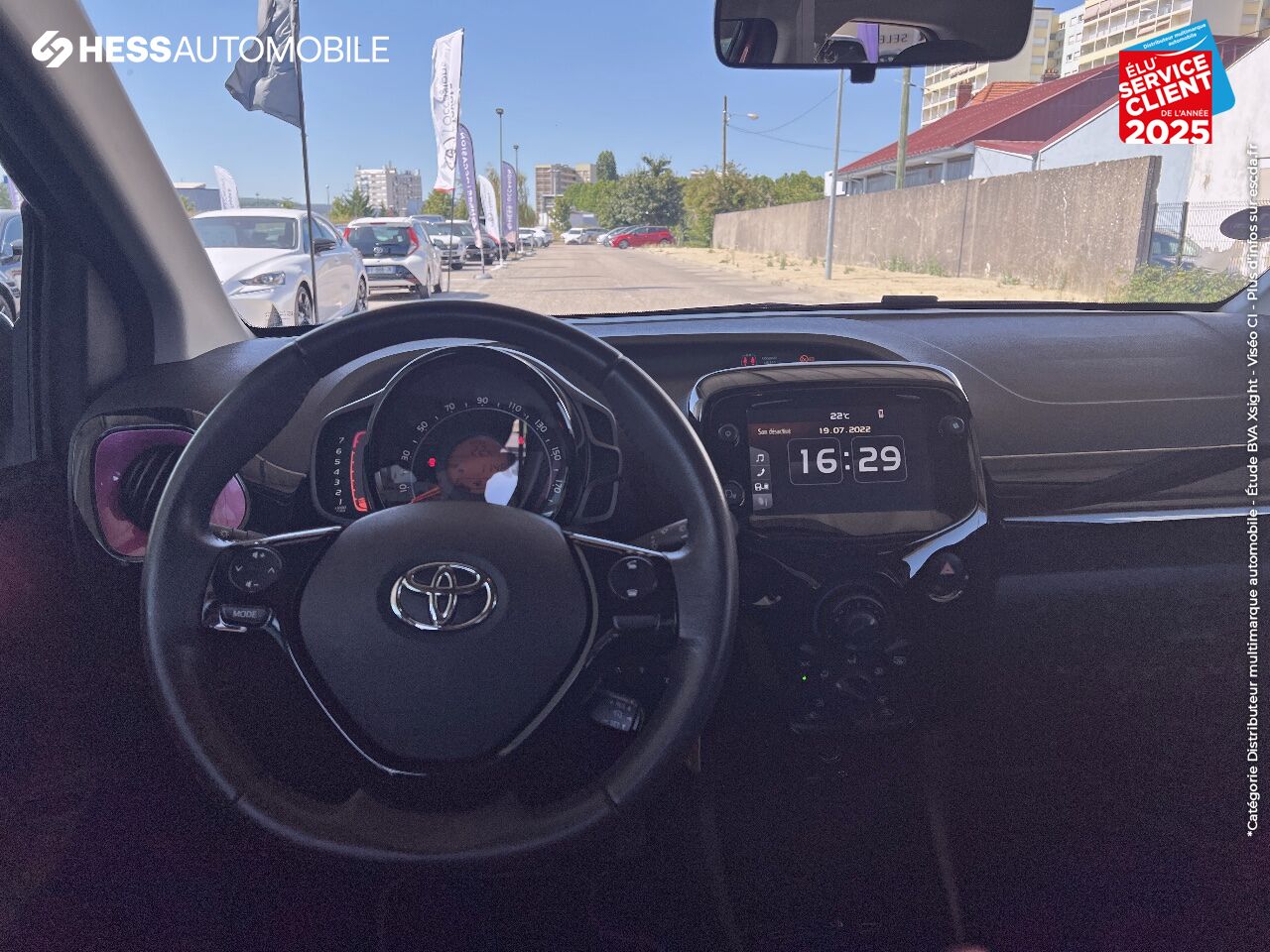 Véhicule d'occasion TOYOTA AYGO 1.0 VVT-I 72CH X-CITE 2 5P MY19 chez Toyota Metz