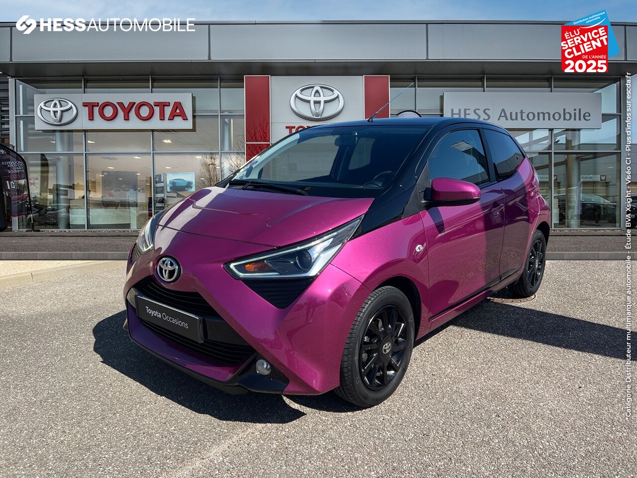 Véhicule d'occasion TOYOTA AYGO 1.0 VVT-I 72CH X-CITE 2 5P MY19 chez Toyota Metz