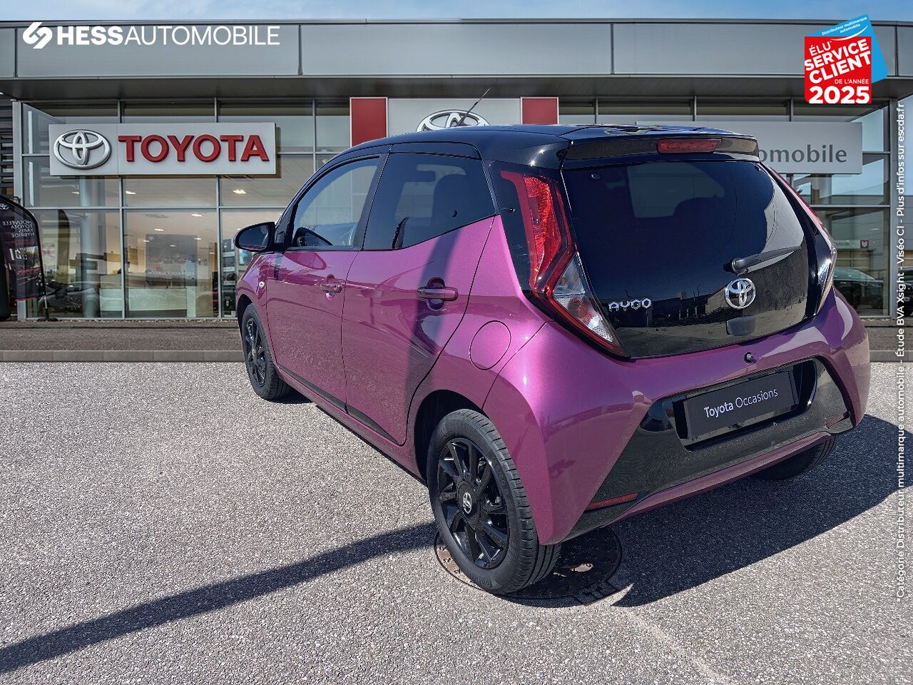 Véhicule d'occasion TOYOTA AYGO 1.0 VVT-I 72CH X-CITE 2 5P MY19 chez Toyota Metz