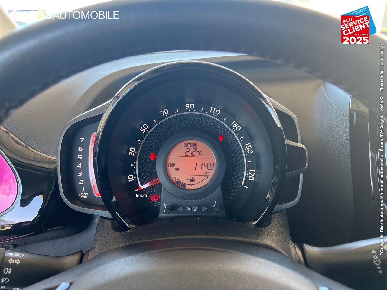 Véhicule d'occasion TOYOTA AYGO 1.0 VVT-I 72CH X-CITE 2 5P MY19 chez Toyota Metz