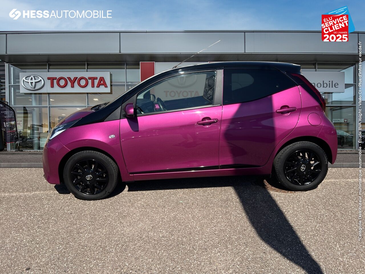 Véhicule d'occasion TOYOTA AYGO 1.0 VVT-I 72CH X-CITE 2 5P MY19 chez Toyota Metz
