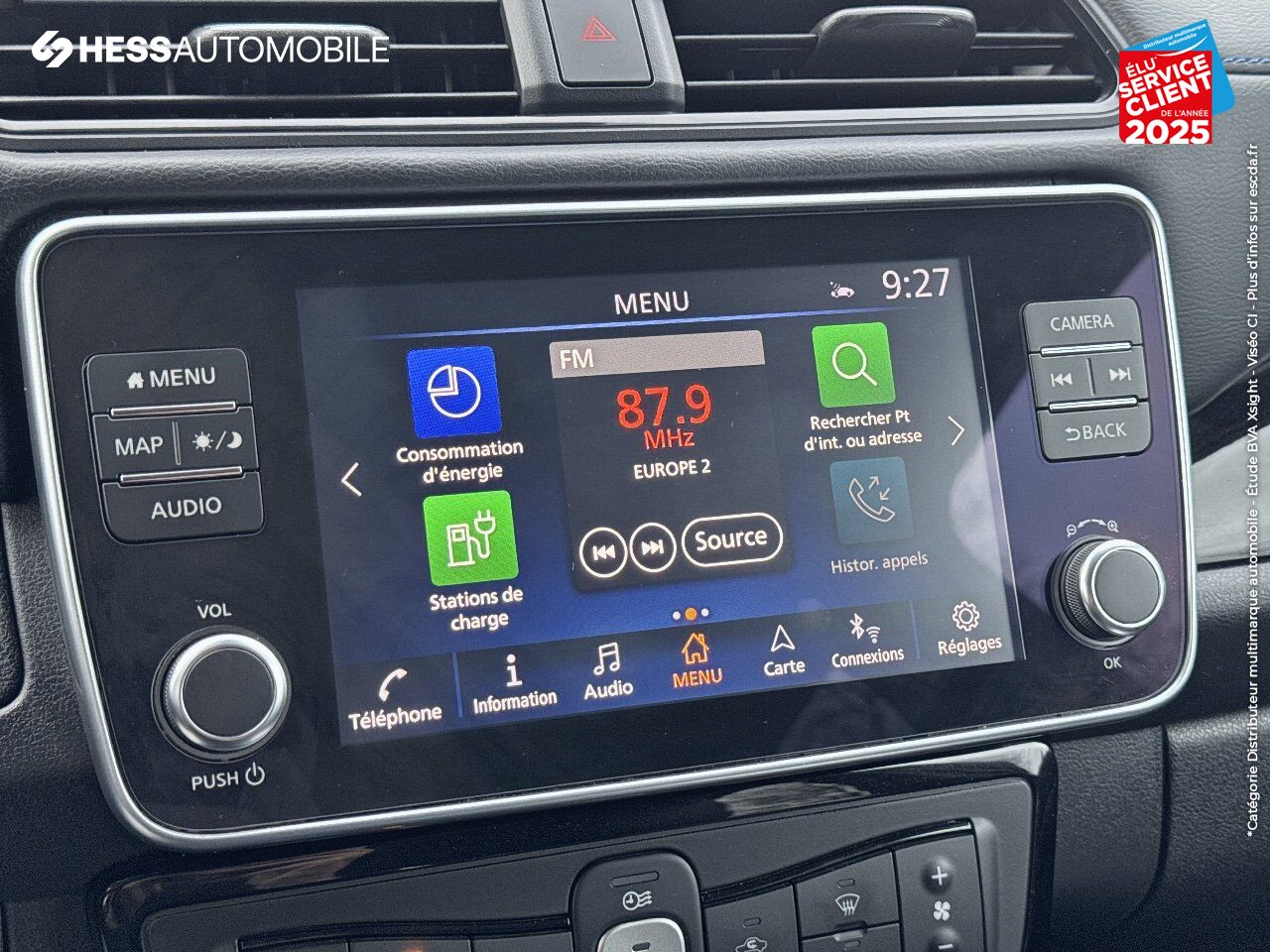 Véhicule d'occasion NISSAN LEAF 150CH 40KWH N-CONNECTA 21.5 SIEGES CHAUF GPS CAMERA chez Nissan Beaune