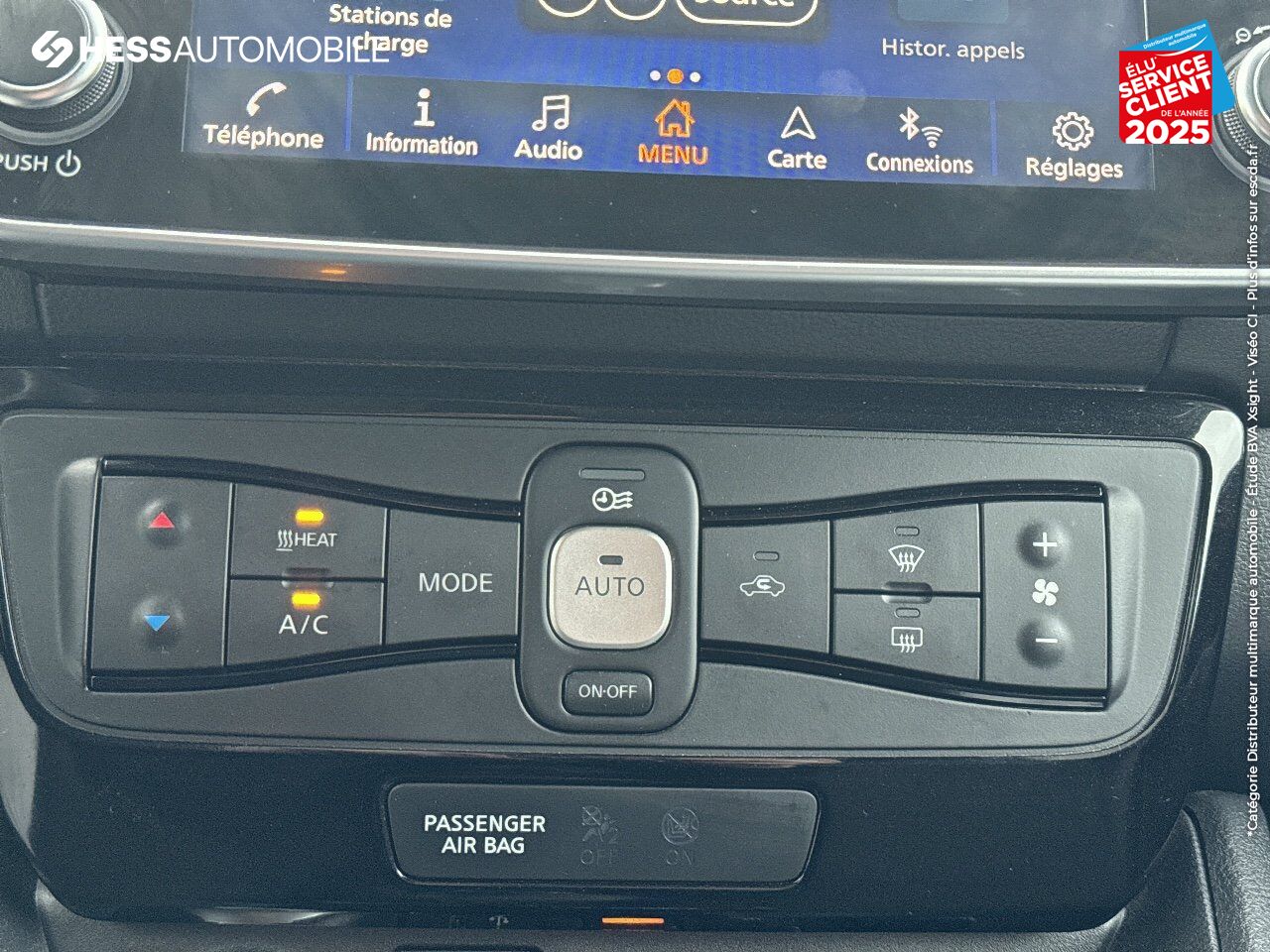 Véhicule d'occasion NISSAN LEAF 150CH 40KWH N-CONNECTA 21.5 SIEGES CHAUF GPS CAMERA chez Nissan Beaune