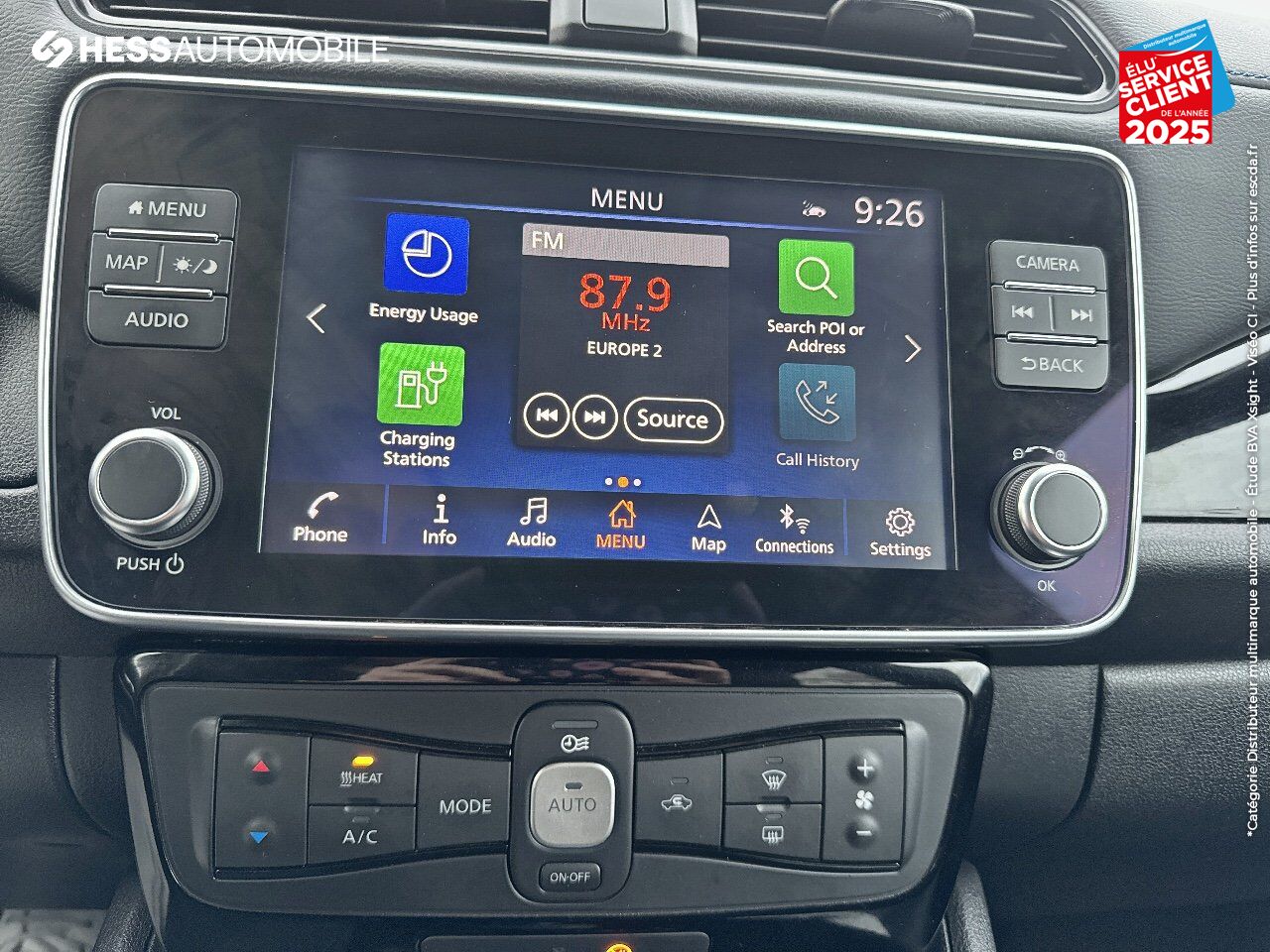Véhicule d'occasion NISSAN LEAF 150CH 40KWH N-CONNECTA 21.5 SIEGES CHAUF GPS CAMERA chez Nissan Beaune
