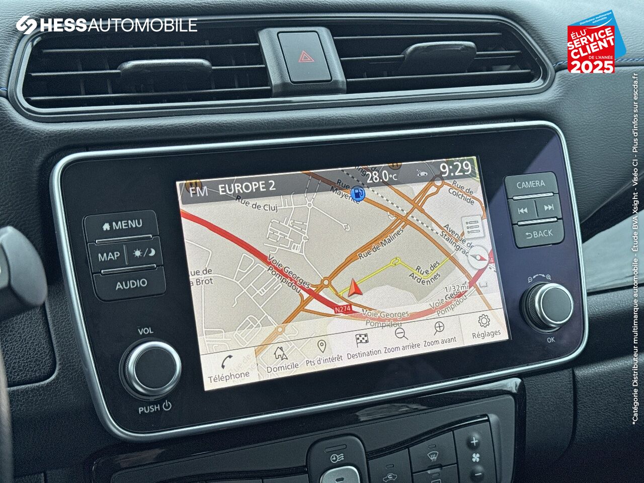 Véhicule d'occasion NISSAN LEAF 150CH 40KWH N-CONNECTA 21.5 SIEGES CHAUF GPS CAMERA chez Nissan Beaune