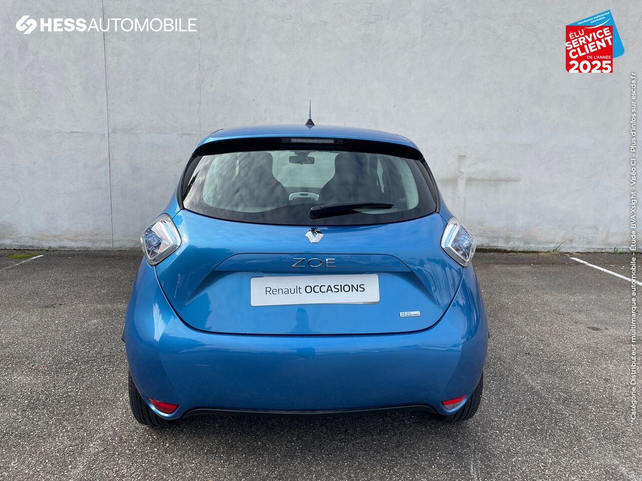 Véhicule d'occasion RENAULT ZOE LIFE CHARGE NORMALE R90 MY19 chez Renault Colmar